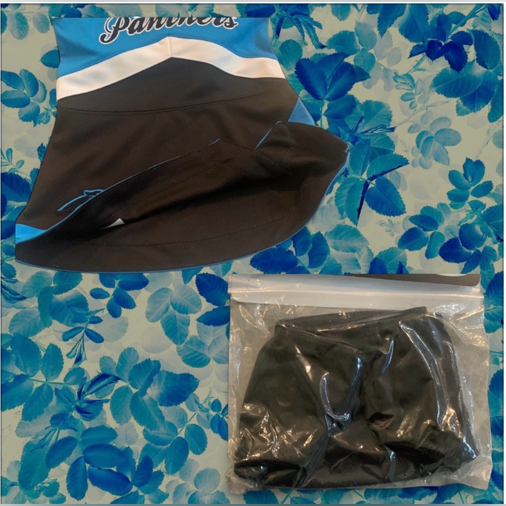 NFL TEAM APPAREL Kids - 2 Piece Cheerleader Set - Carolina Panthers - NWT - Picture 10 of 16